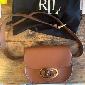 Ralph Lauren Addie Leather Belt Bag